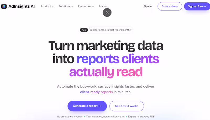 Cover image for AdInsights AI