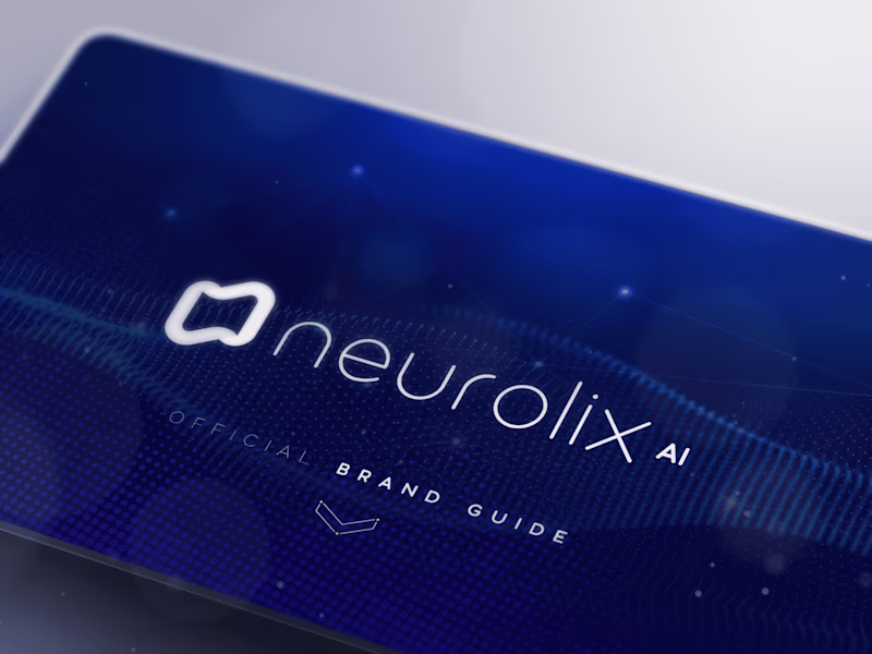 Cover image for Brand Guide For AI Neurological Health Tech Startup
