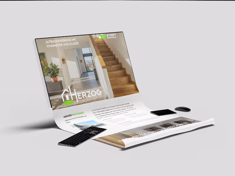 Cover image for Herzog Bau GmbH | Website