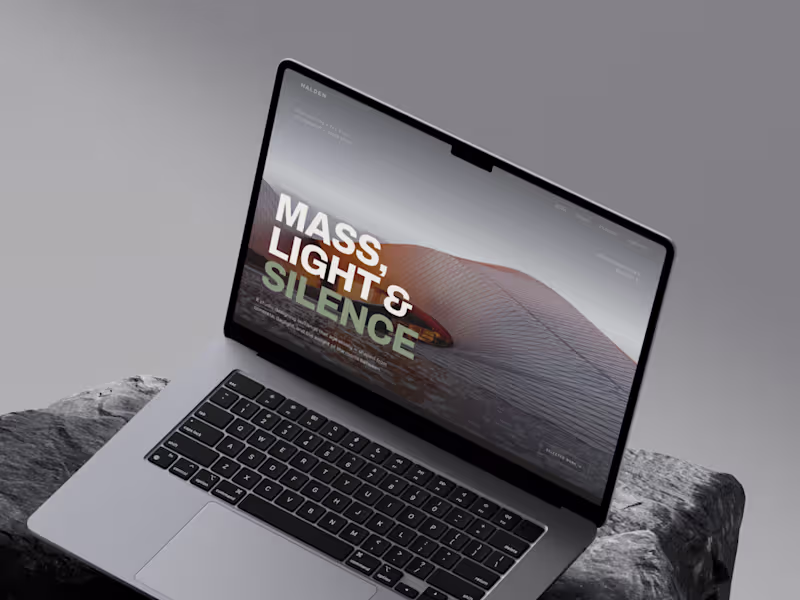 Cover image for HALDEN Studio Website Design