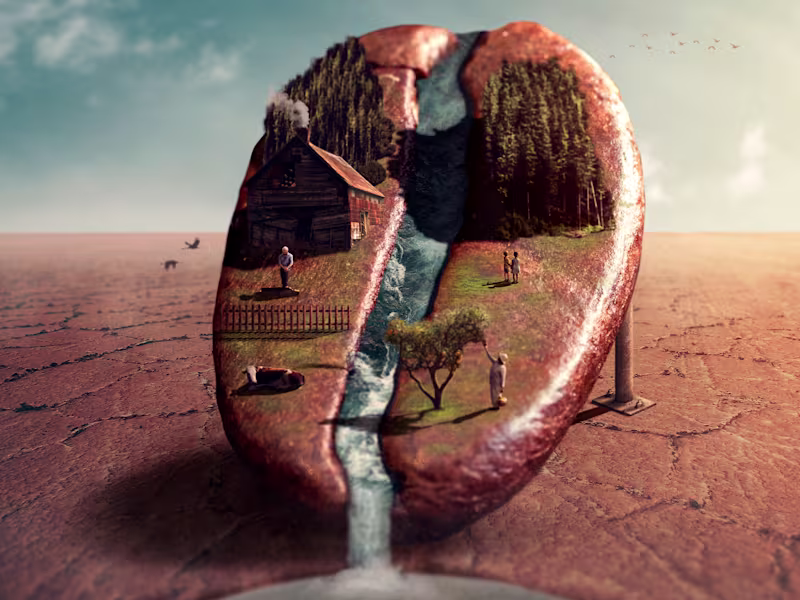 Cover image for The Story of a Coffee Bean