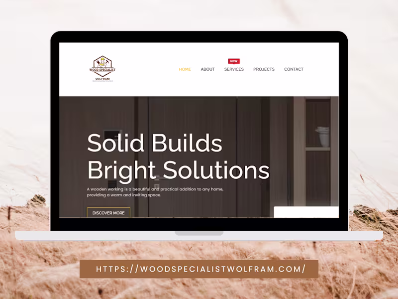 Cover image for Wood Specialist Wolfram | WordPress Website Design & Development