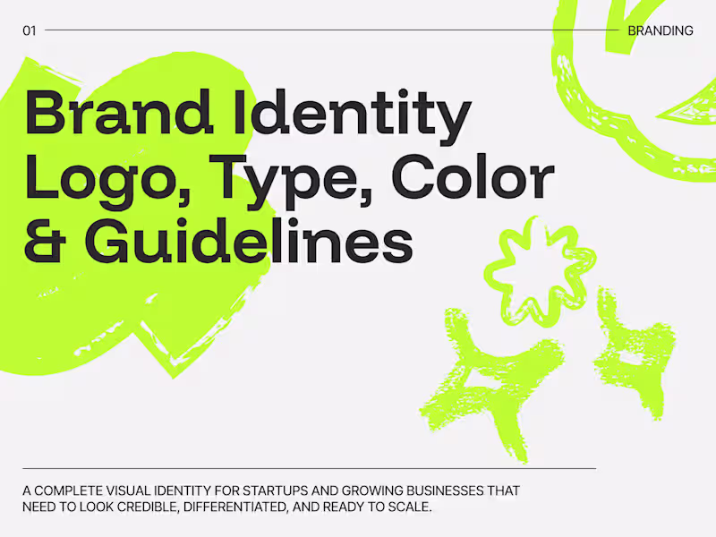 Cover image for Brand Identity — Logo, Type, Color, Guidelines