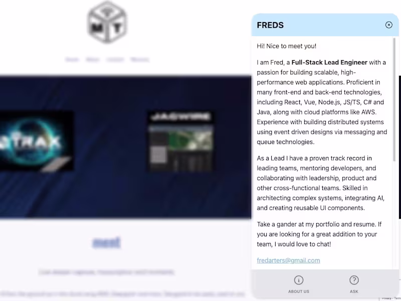 Cover image for Info Summary and Contextual AI Chat