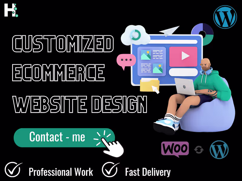 Cover image for Custom Ecommerce Website Design