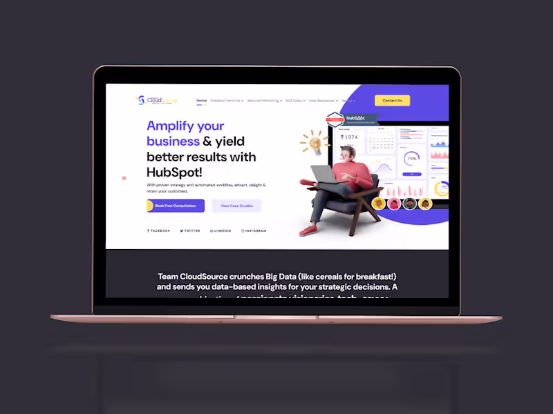 Cover image for Website redesign for Team Cloudsource