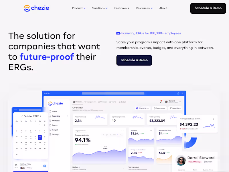 Cover image for Chezie ERG Management Platform Development