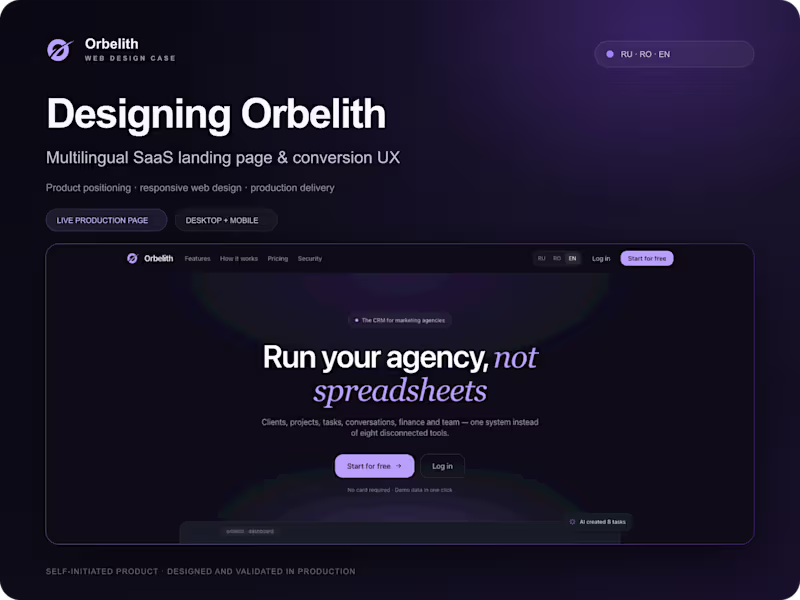 Cover image for Landing Page Design & Development