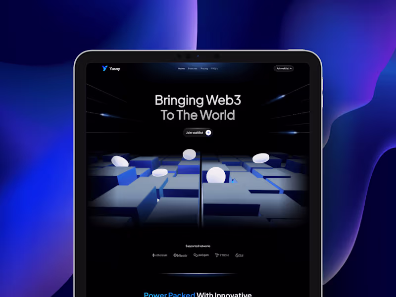 Cover image for Framer Landing Page Design