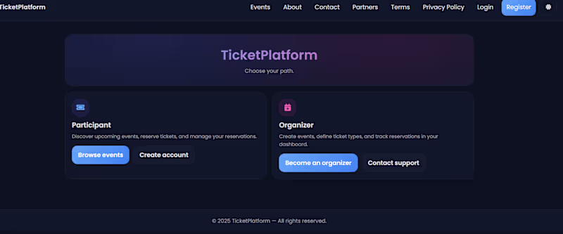 Cover image for Event-Ticketing & Stripe Payment Hub
