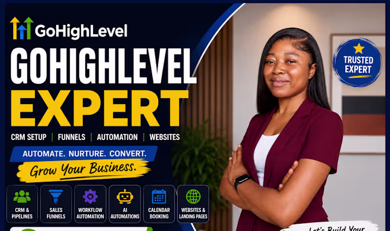 Cover image for Gohighlevel Expert Sale funnel CRM Automation