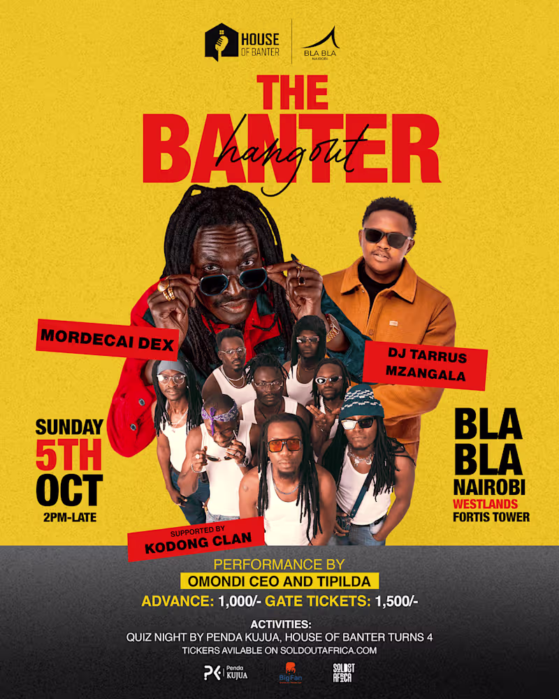 Cover image for The Banter Hangout & Penda Kujua Poster Design