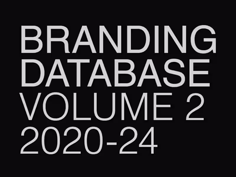 Cover image for BRANDING DATABASE VOL. 2