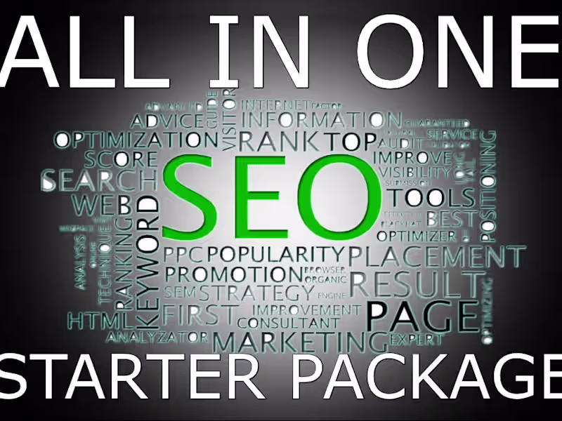 Cover image for All-in-One SEO Starter Package (White Hat, Google-Friendly)