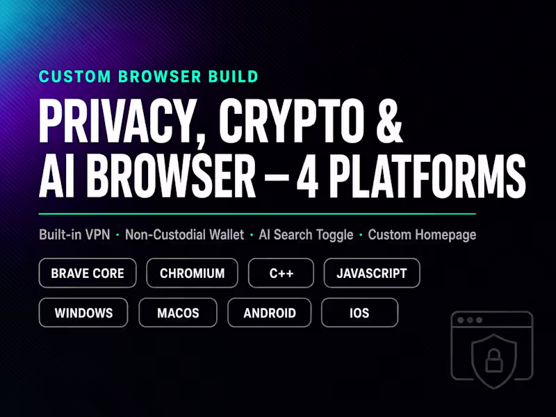 Cover image for Omni Browser – Custom Brave-Based Browser Development