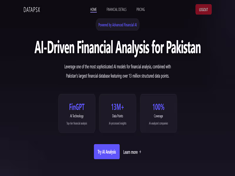 Cover image for AI-Powered Financial Analysis & Chatbot – FinXtract