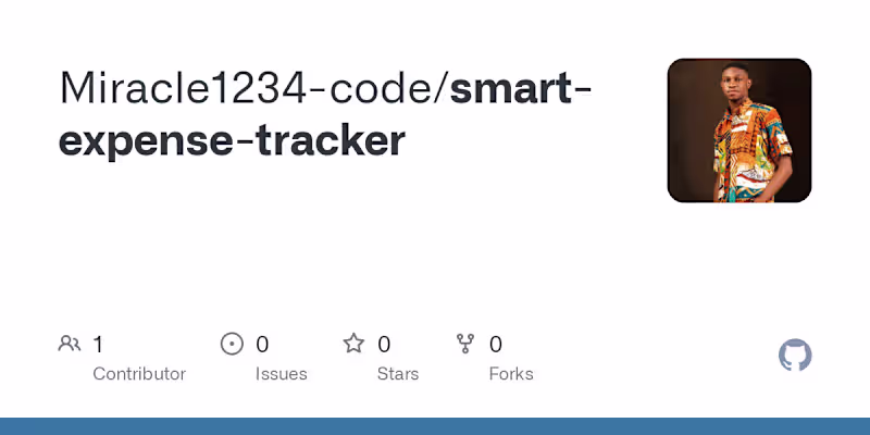 Cover image for Smart Expense Tracker Development