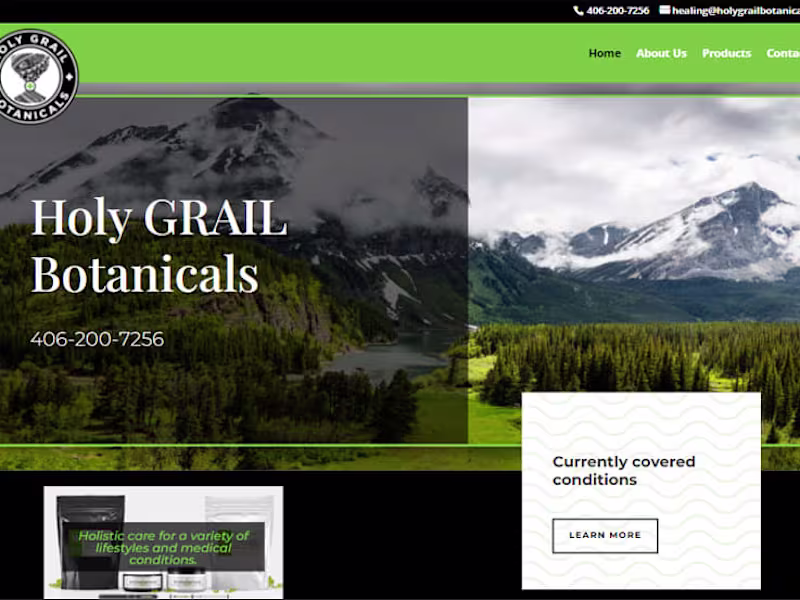Cover image for Home - Holy GRAIL Botanicals