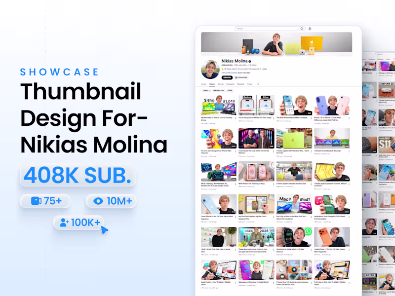 Cover image for YouTube Thumbnail Case Study (Nikias Molina)
