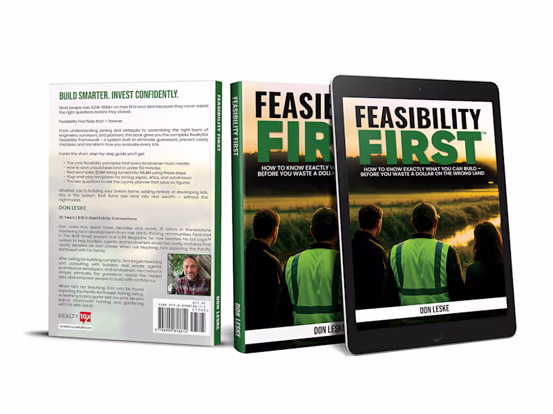Cover image for Feasibility First - Book and Cover Complete Package