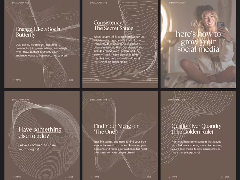 Cover image for I design customizable, ready-to-use templates for social media 