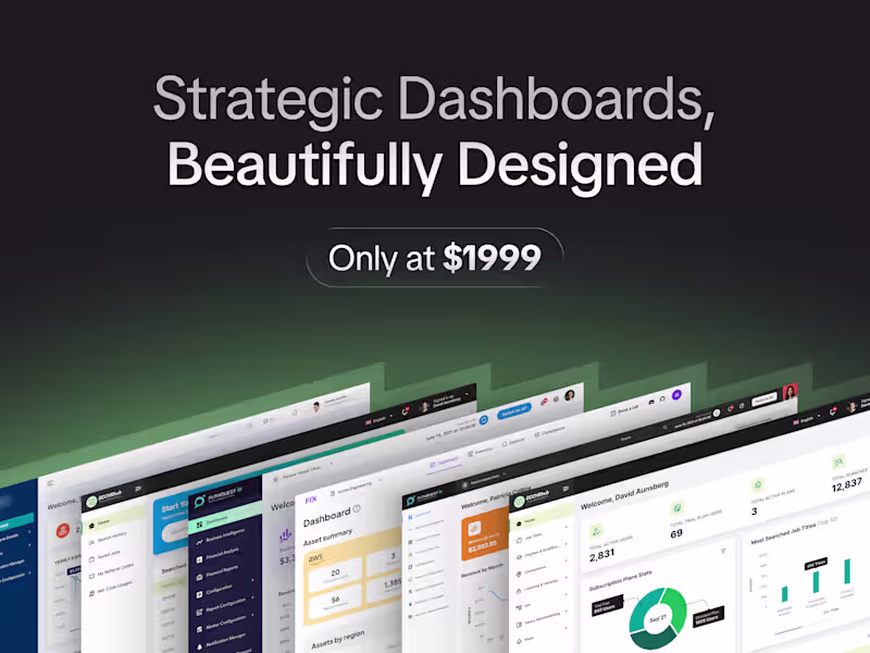 Cover image for Strategic Dashboards, Beautifully Designed
