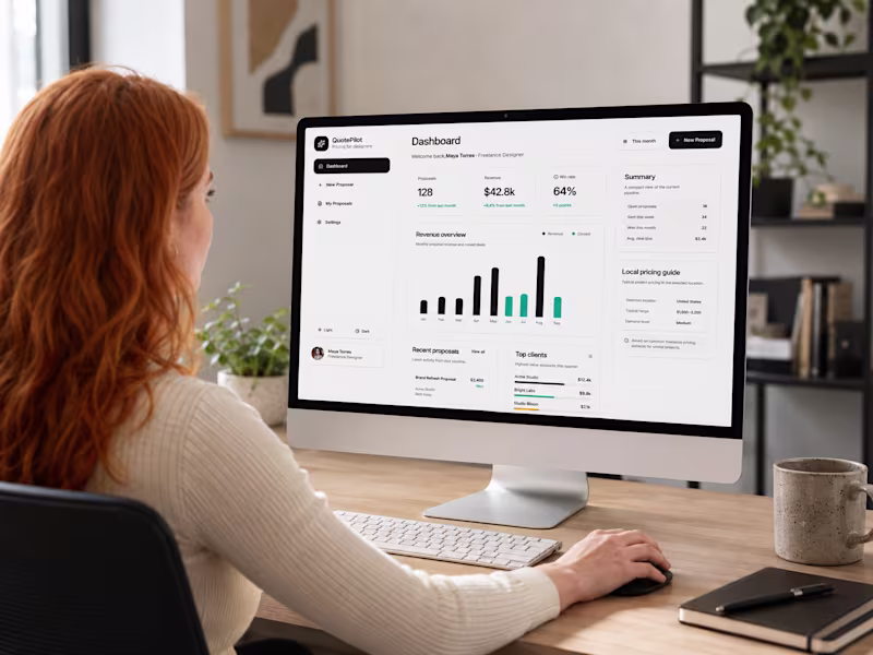 Cover image for QuotePilot is a pricing tool