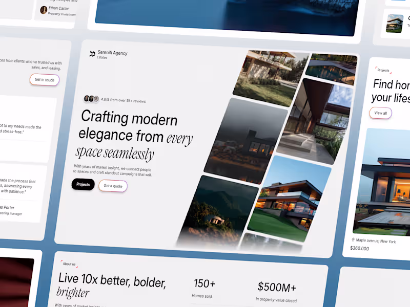 Cover image for Sereneti — Real Estate & Agency Template