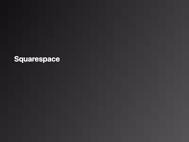Cover image for Squarespace site build