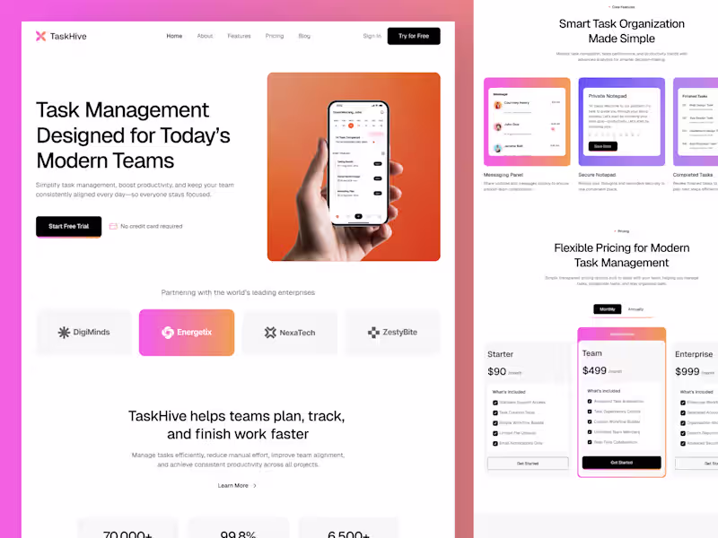Cover image for Taskhive - Task Management Designed
