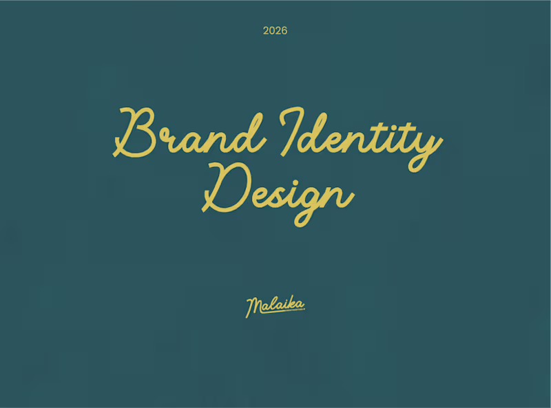 Cover image for BRAND IDENTITY DESIGN
