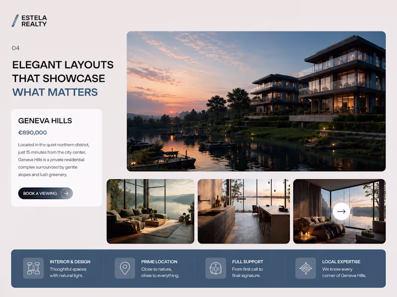 Cover image for Estela Realty — Property Showcase
The