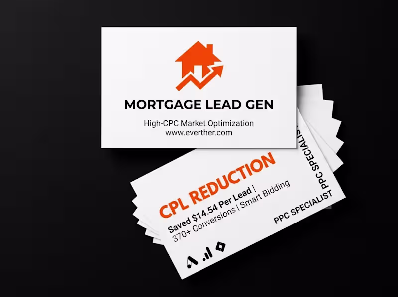 Cover image for Google Ads Lead Generation Campaign for Mortgage Niche