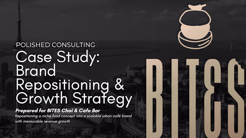Cover image for BITES Chai & Cafe Bar | Brand Repositioning & Growth Strategy