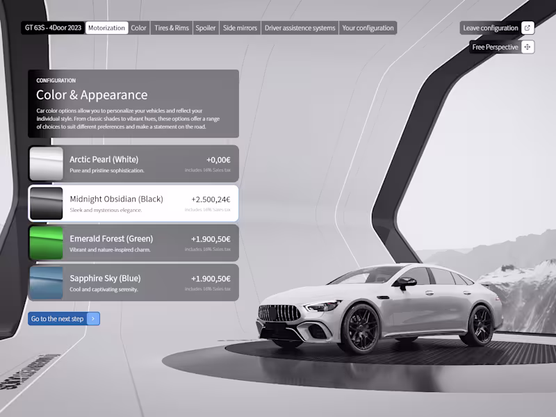 Cover image for Project Cars Website Configurator