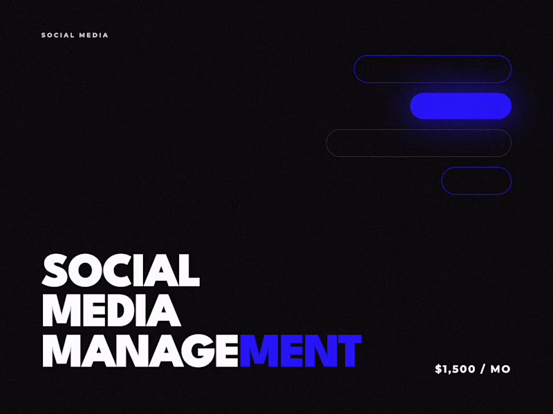 Cover image for Social Media Management (3-month minimum)