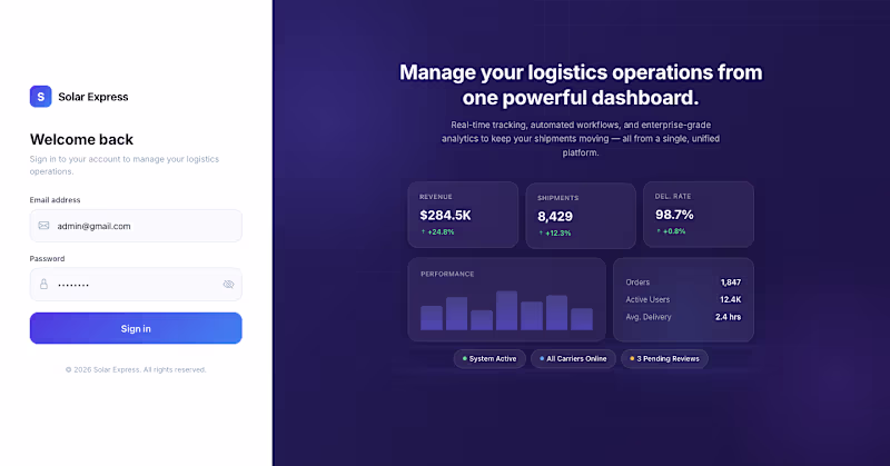 Cover image for CourierX is a comprehensive logistics