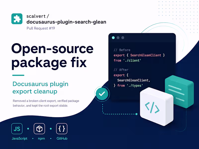 Cover image for Fixing a Docusaurus package export issue
