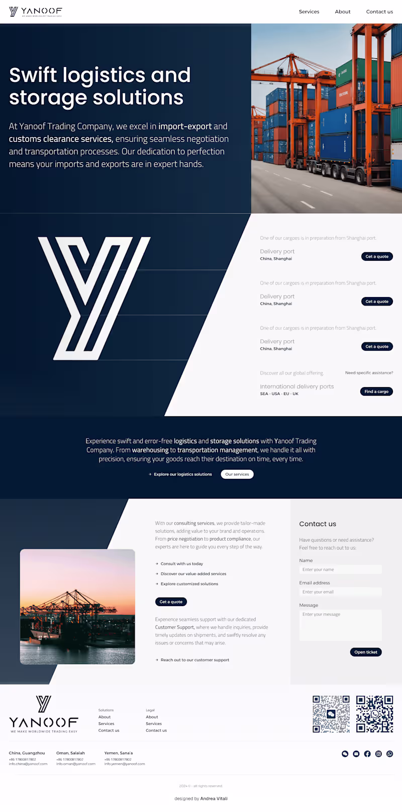 Cover image for Custom Design and Development on WordPress for yanoof.com