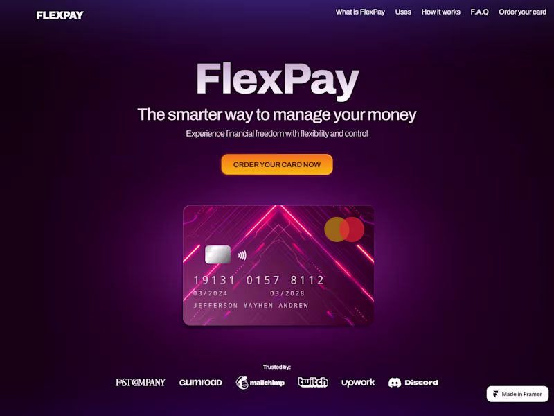 Cover image for Framer Website Design & Implementation