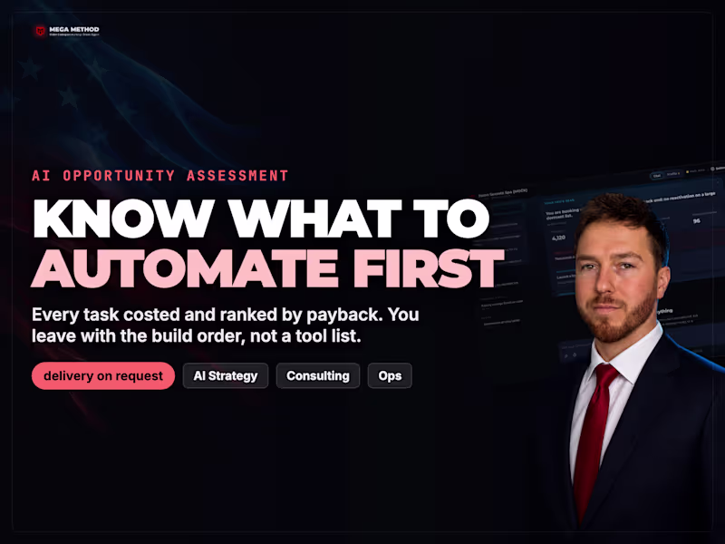 Cover image for AI Opportunity Assessment, Every Automation Sized In Dollars