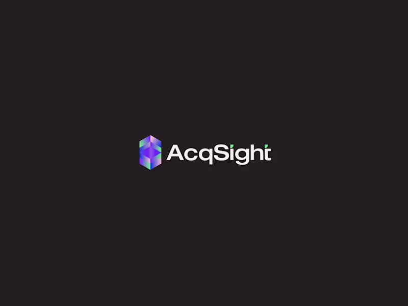 Cover image for AcqSight Logo & Brand Identity Design
