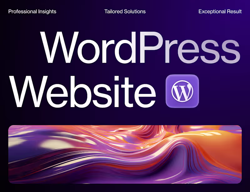 Cover image for Custom WordPress Website Design & Development