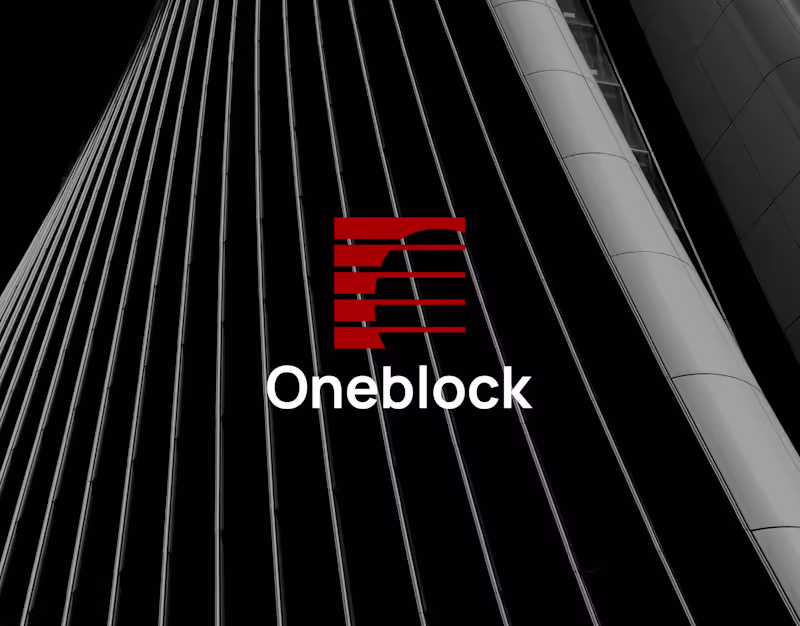 Cover image for Oneblock® | Logo Design