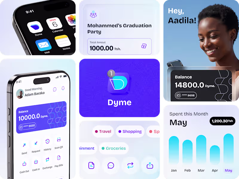 Cover image for Dyme Mobile App Design