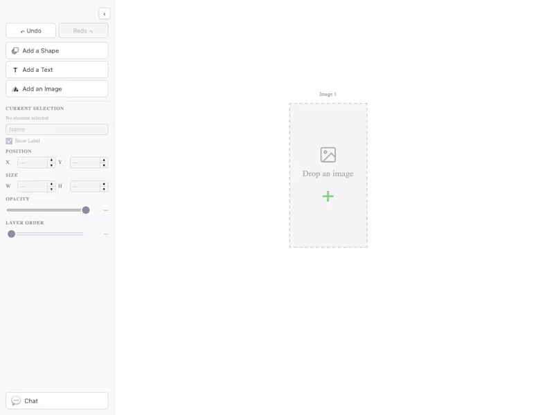 Cover image for Canvas editor with chat panel