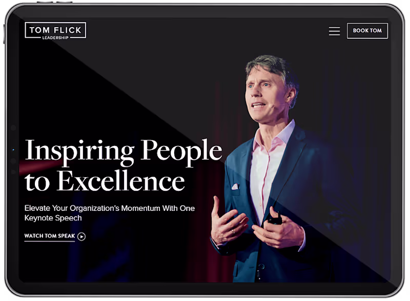 Cover image for Tom Flick - Leadership Coach