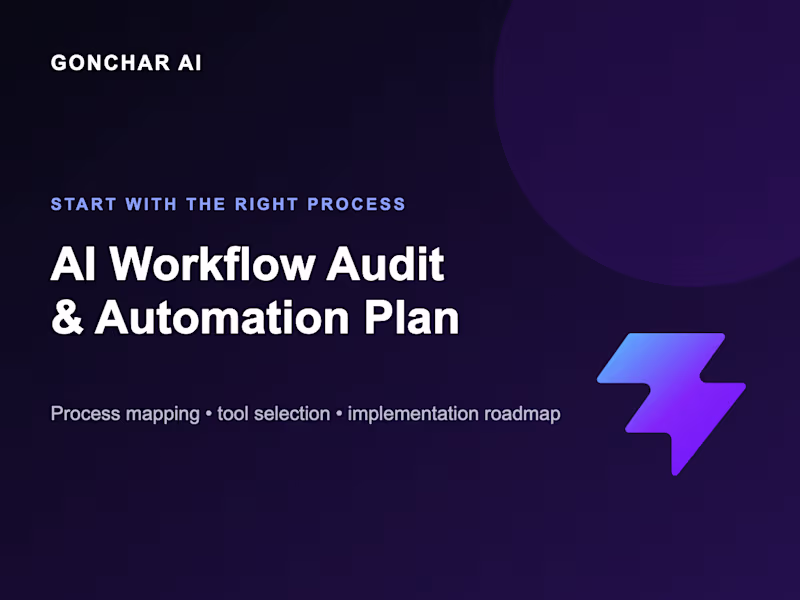 Cover image for AI Workflow Audit & Automation Plan