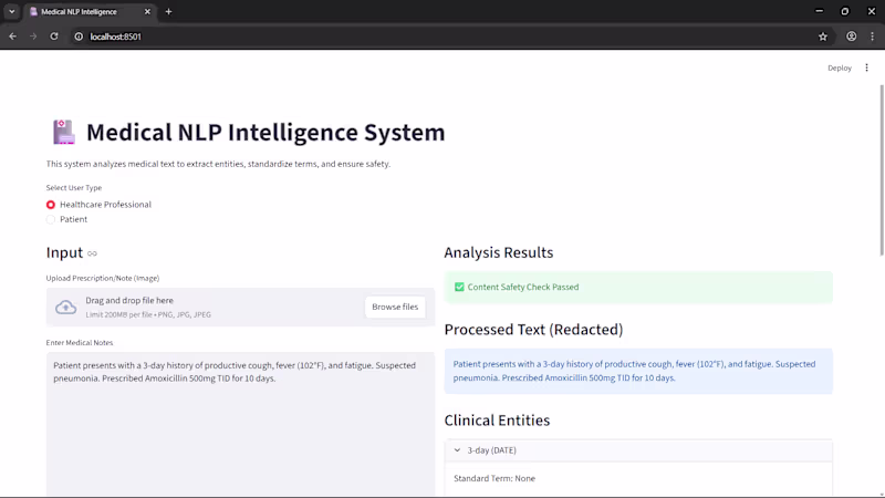 Cover image for Built a Medical NLP system