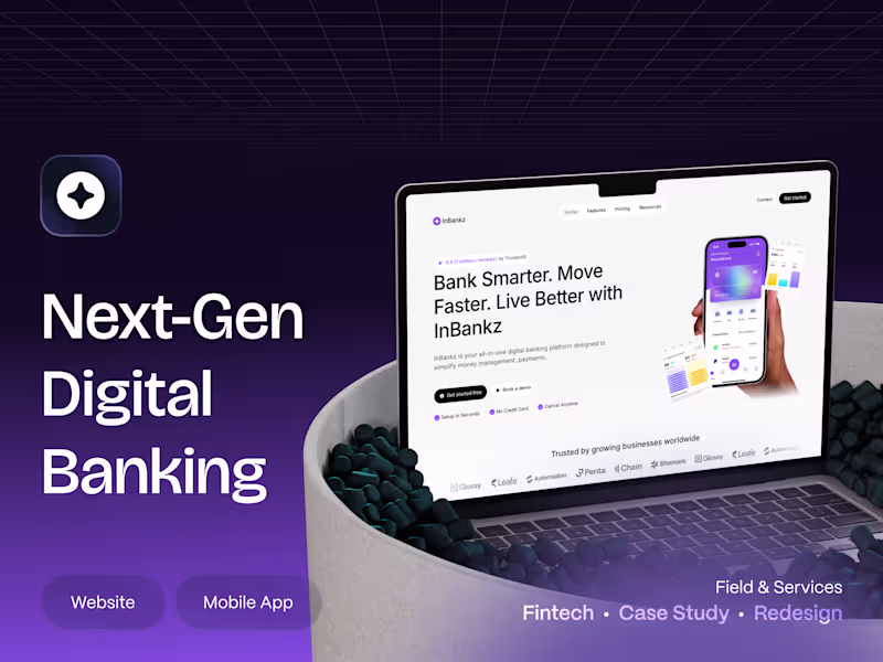 Cover image for InBankz | Personal Finance Website Design & Development (Framer)